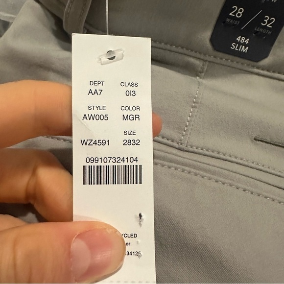 J crew moon grey 484 Slim-fit tech pant - Picture 5 of 5